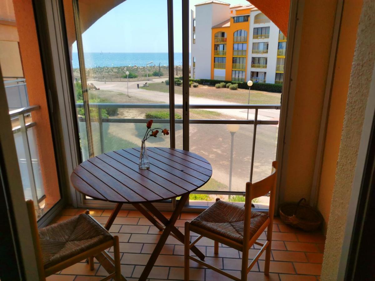 Cap De Mer - Vue Sur Mer - Une Chambre - Une Terrasse - Acces Direct Plage - Commerces A Proximites Le Barcarès Exteriér fotografie